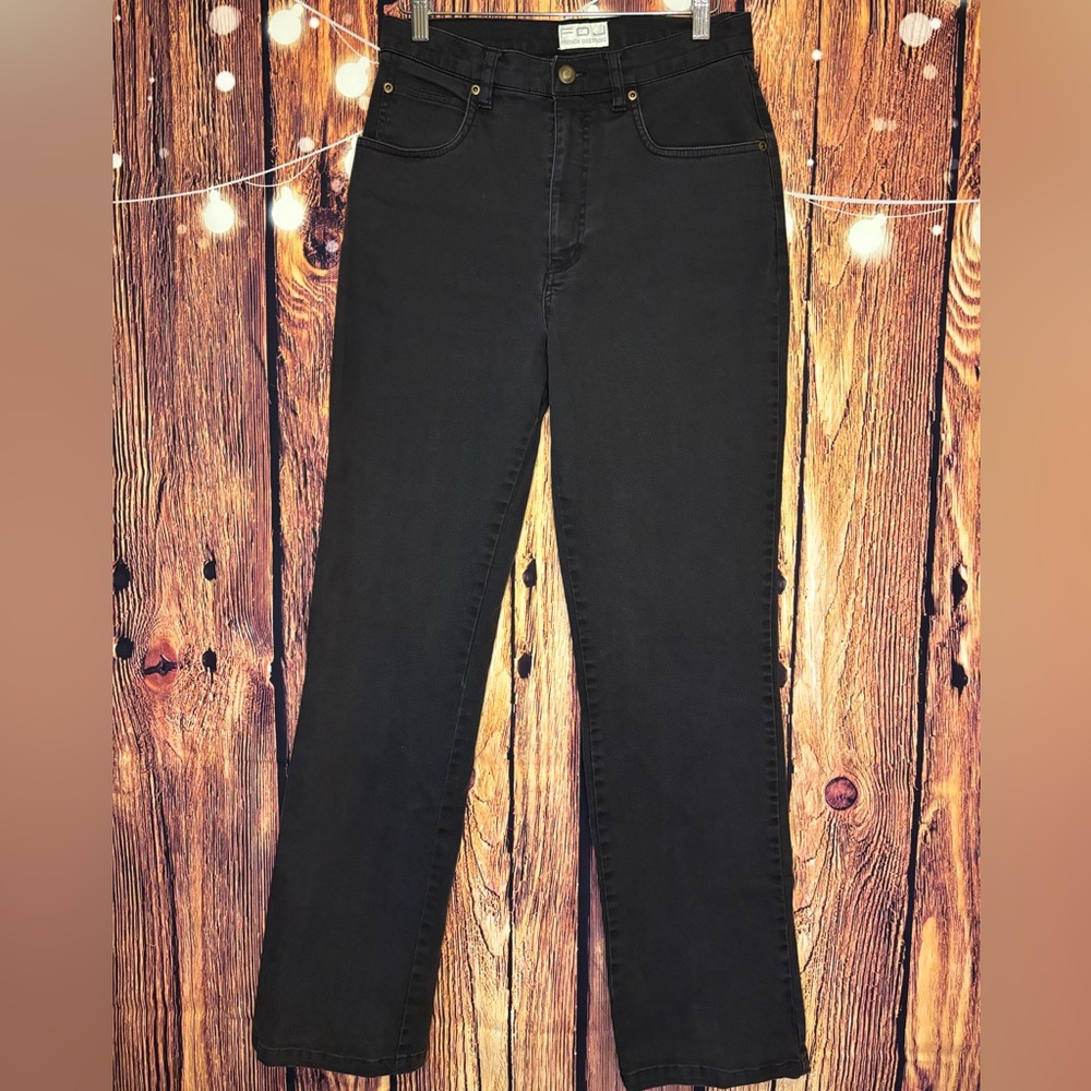 FDJ Black Straight Leg Women's Jeans